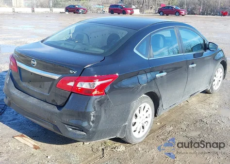 2019 Nissan Sentra S z USA, uszkodzony, nr VIN 3N1AB7AP4KY249321